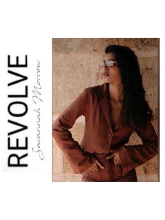 Savannah Morrow Jackets & Blazers - NWT Revolve x Savannah Morrow Jada Cropped Blazer Jacket In Mahogany